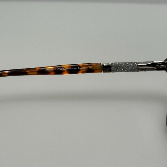 Modern Art Eyeglasses Eye Glasses Frames A606 Tortoise 52-18-140 - Picture 6 of 6